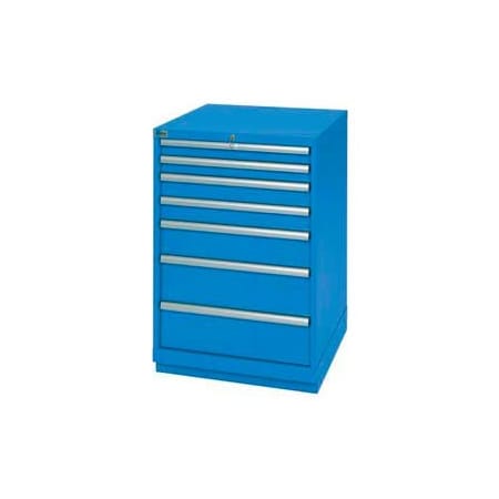 Lista International Lista 7 Drawer Standard Width Cabinet - Bright Blue, No Lock XSSC0900-0703BBNL